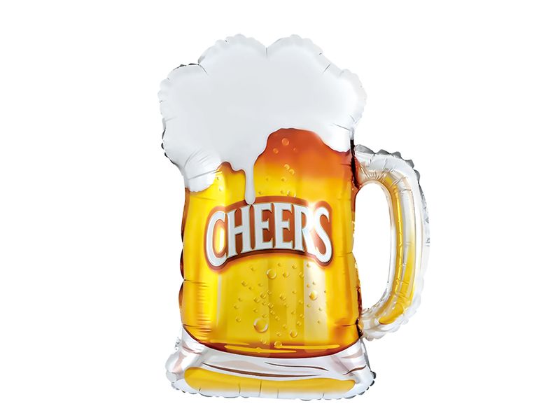 Balon foliowy "Kufel piwa Cheers", 58 cm x 73 cm