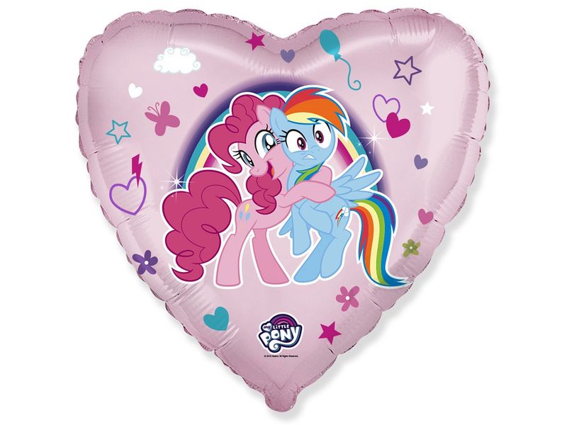 Balon foliowy „My Little Pony, Kucyki Pony - Uścisk”, 45 cm (18 cali)