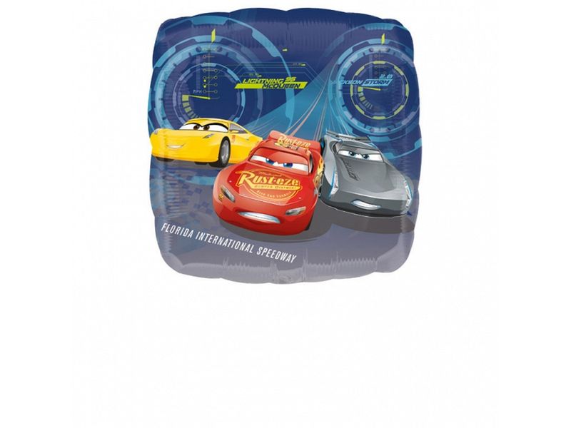 Balon foliowy „Cars 3 (Auta 3) - Lightning McQueen”, 45 cm (18 cali)