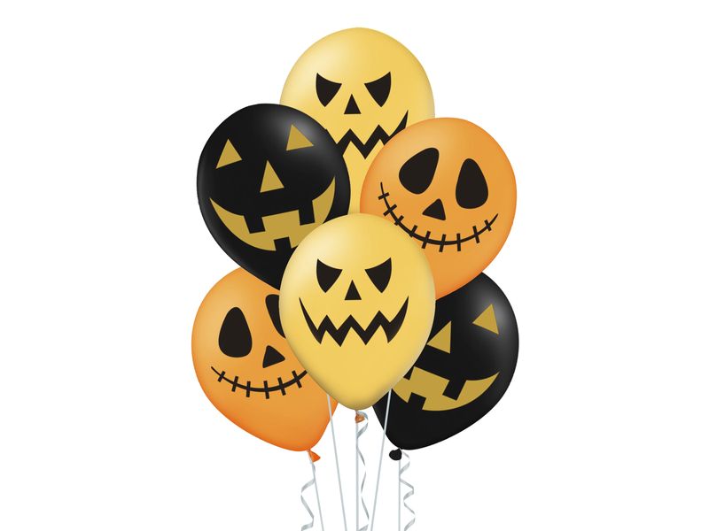 Zestaw balonów "Halloween" 12 cali, 6 szt.
