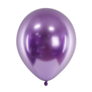 Balon Glossy, fioletowy, 30 cm, 1 szt. [CHB1-014]