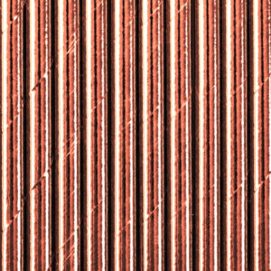 Słomki papierowe, różowe złoto, 19.5 cm, 10 szt.