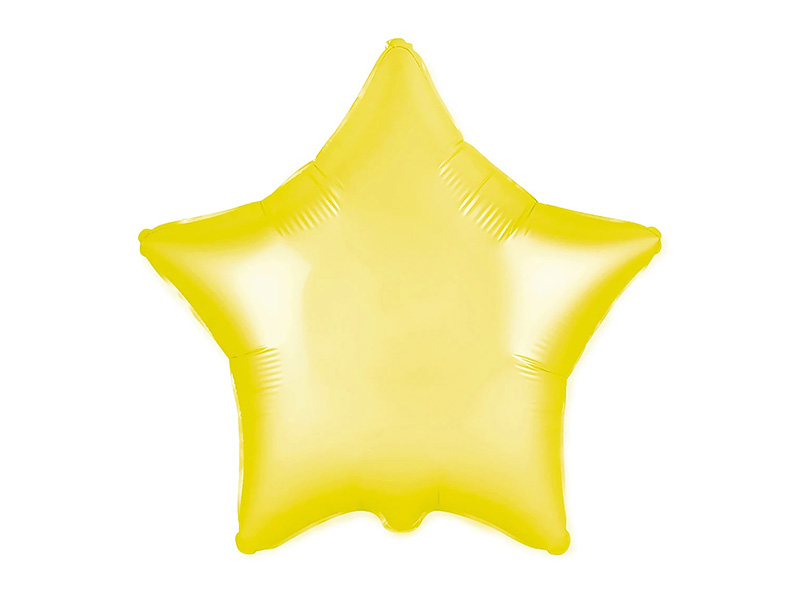 Balon foliowy gwiazda, złoty, 45 cm (18 cali)