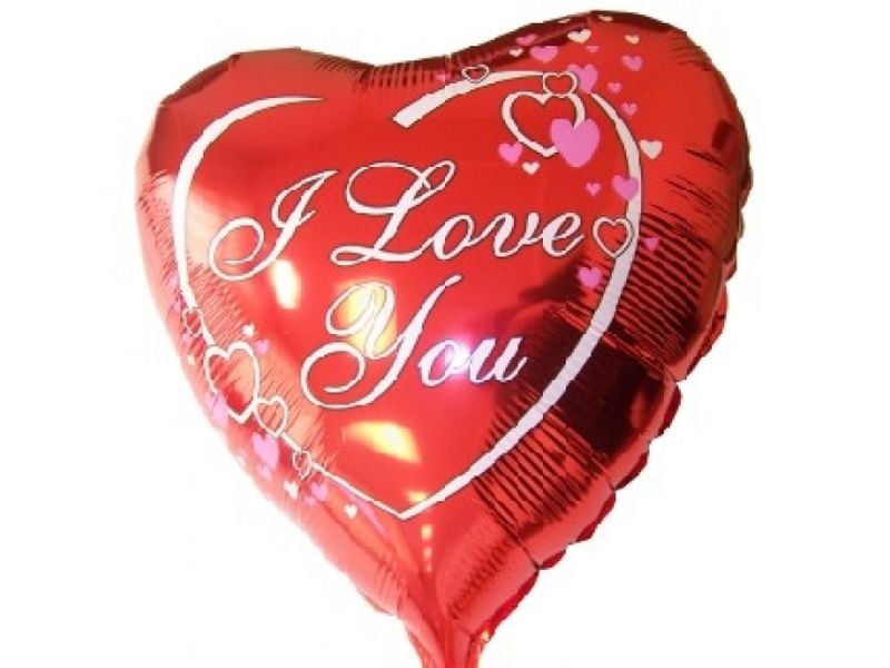 Balon foliowy „Ładny I Love You”, 45 cm (18 cali)