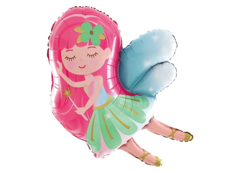 Balon foliowy „Wróżka”, 60 cm x 70 cm