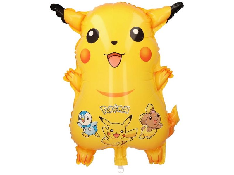 Balon foliowy „Pokemon”, zółty, 22 cale