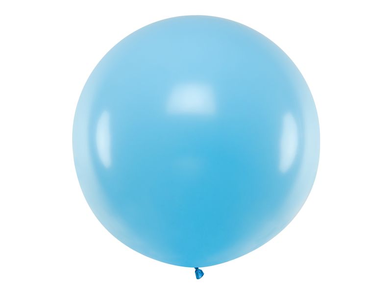 Balon okrągły, 36 cali, Pastel Sky-Blue