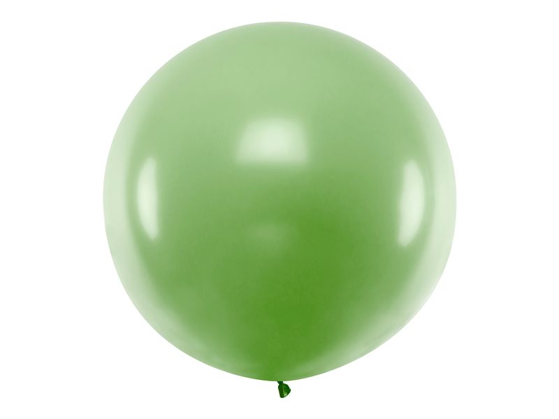 Balon okragły, 36 cali, Pastel Green