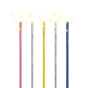 Zimne ognie kolorowe, 16 szt, 16 cm