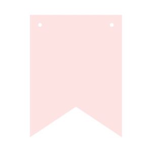 Baner DIY, 16 cm, różowy