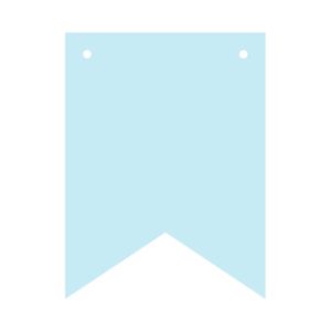 Baner DIY, 16 cm, niebieski