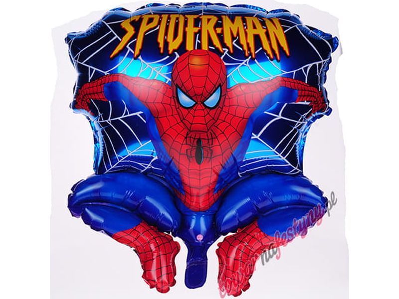 Balon foliowy "Spiderman, niebieski", 22 cale