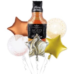 Zestaw balonów, Whiskey, 6 szt.