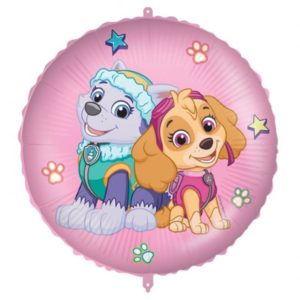 Balon foliowy, „Psi Patrol (Paw Patrol): Skye and Everest”, 45 cm (18 cali)