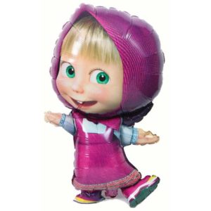 Balon foliowy "Masza i Niedźwiedź: Masza", 24 cale