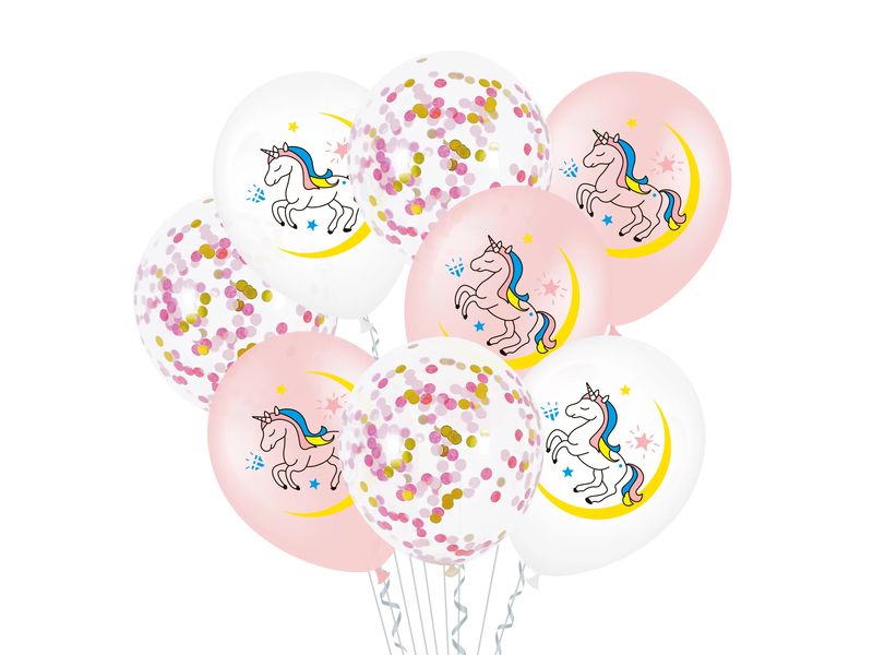 Zestaw balonów "Jednorożec (Unicorn)", 12 cali, 10 szt.