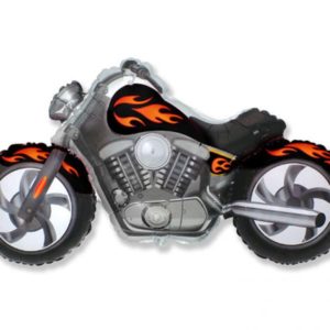 Balon foliowy "Harley, czarny", 24 cale