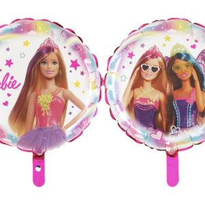 Balon foliowy „Barbie, dwustronny”, 45 cm (18 cali)