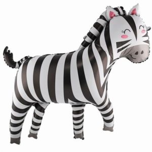 Balon foliowy „Zebra (new)”, 80 cm x 78 cm
