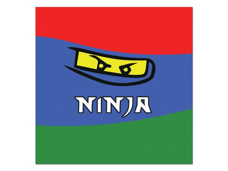 Serwetki, Ninja, 33 cm x 33 cm, 20 szt.