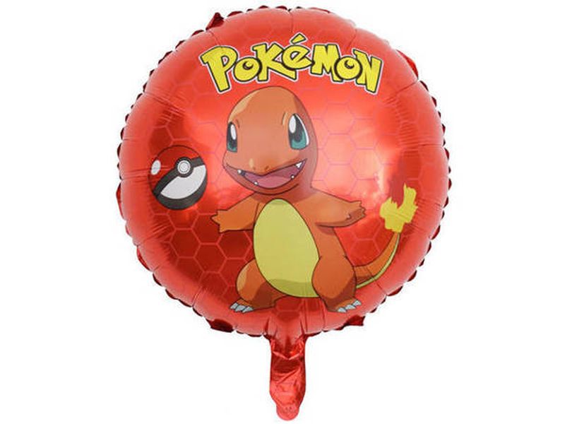 Balon foliowy „Pokemon - Charmander”, czerwony, 45 cm (18 cali)