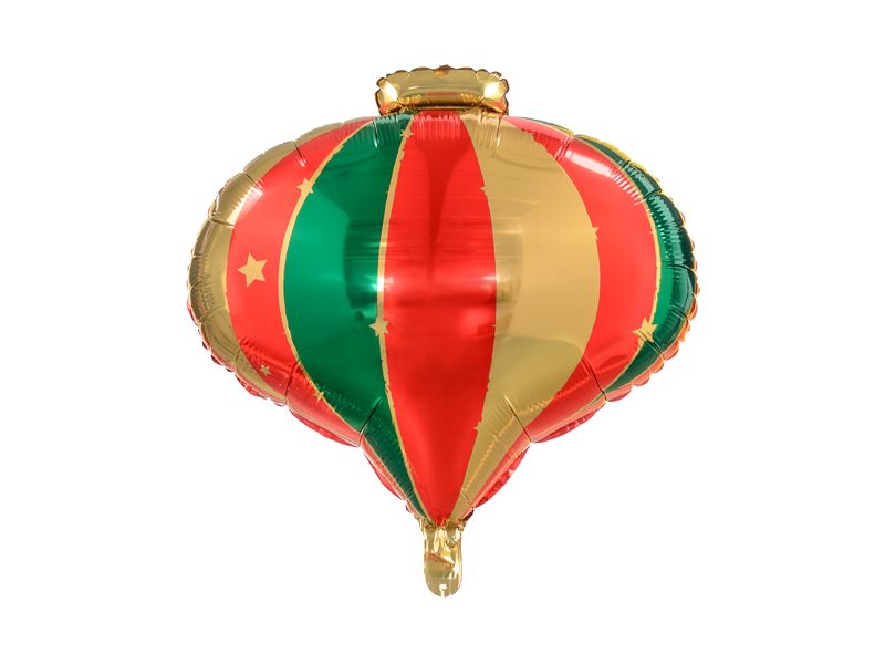 Balon foliowy "Bombka", kolorowa, 51 cm x 49 cm