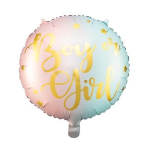 Balon foliowy "Boy or Girl", mix, 35 cm