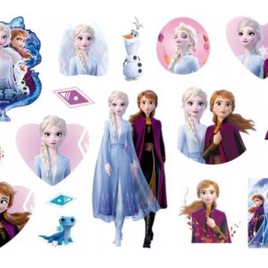 Tatuaże zmywalne, UA, CG418, Kraina Lodu (Frozen)