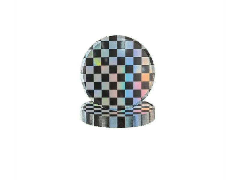 Talerzyki, Holograficzne, 18 cm, 6 szt.
