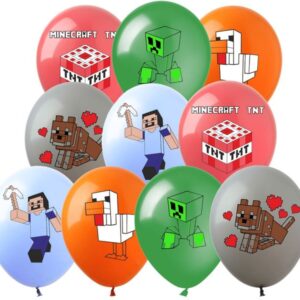 Zestaw balonów "Piksele", 12 cali, 10 szt.