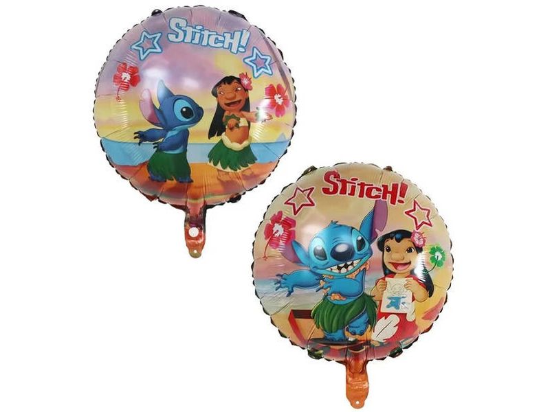 Balon foliowy „Lilo i Stich (5138) dwie postacie”, 45 cm (18 cali)