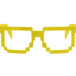 Okulary imprezowe, Piksele, żółte