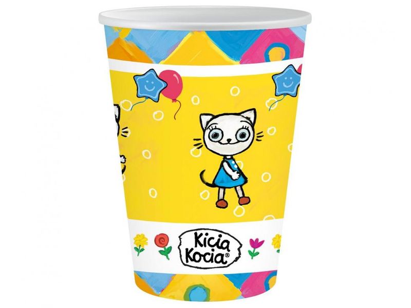 Kubeczki, Kicia Kocia, 250 ml, 6 szt.