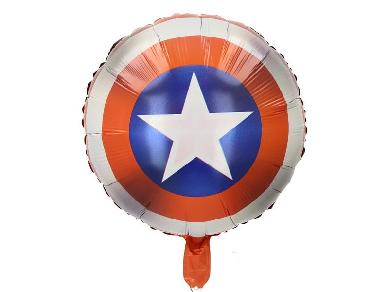 Balon foliowy „Kapitan Ameryka - logo”, 45 cm (18 cali)