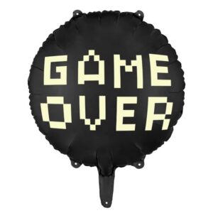 Balon foliowy „Game Over", 45 cm (18 cali)