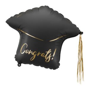 Balon foliowy „Czapka Congrats!", 60 cm x 55 cm