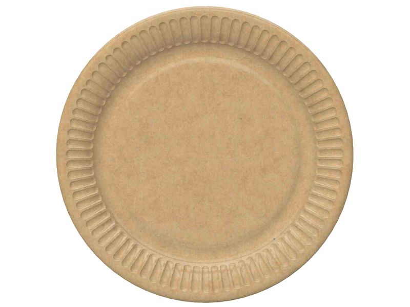 Talerzyki, Okrągły ECO CRAFT, brązowy, 22.7 cm, 20 szt.