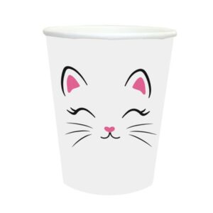 Kubeczki, Twarz kotka, 250 ml, 6 szt.