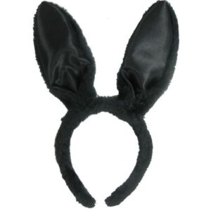 Opaska na głowę, Królicze uszy, czarne