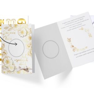 Karnet / Kartka "Rocznica Ślubu IV (wymienne)", DK-812