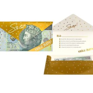 Koperta podarunkowa "Urodziny, banknot", KOP-034