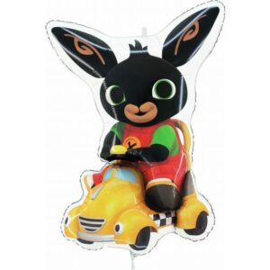 Balon foliowy „Królik Bing na taksówce", 24 cale
